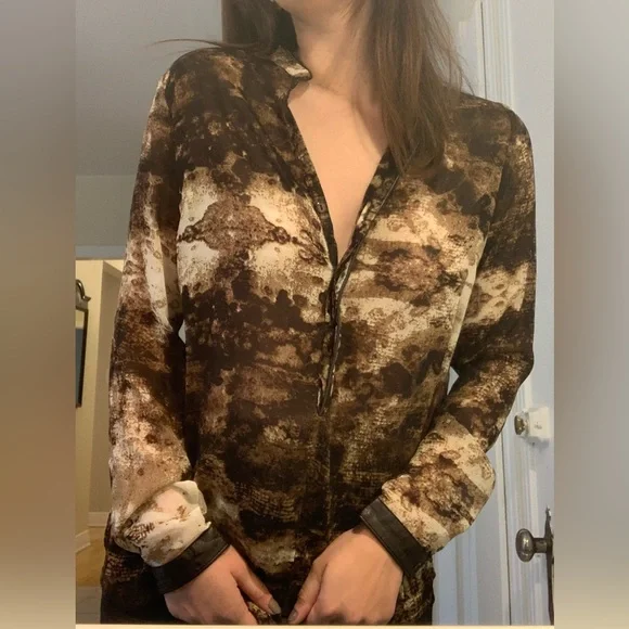 Modea Snake Print Blouse - Picture 1 of 6